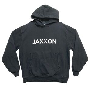 Jaxxon Hoodie Sweatshirt Mens Size XXL Black Heavy Pullover Graphic Logo